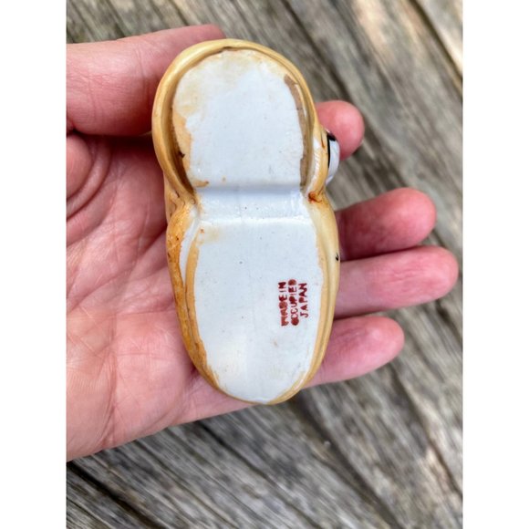 Vintage Miniature Shabby boot planter vase with cat/Kitten - Picture 5 of 11